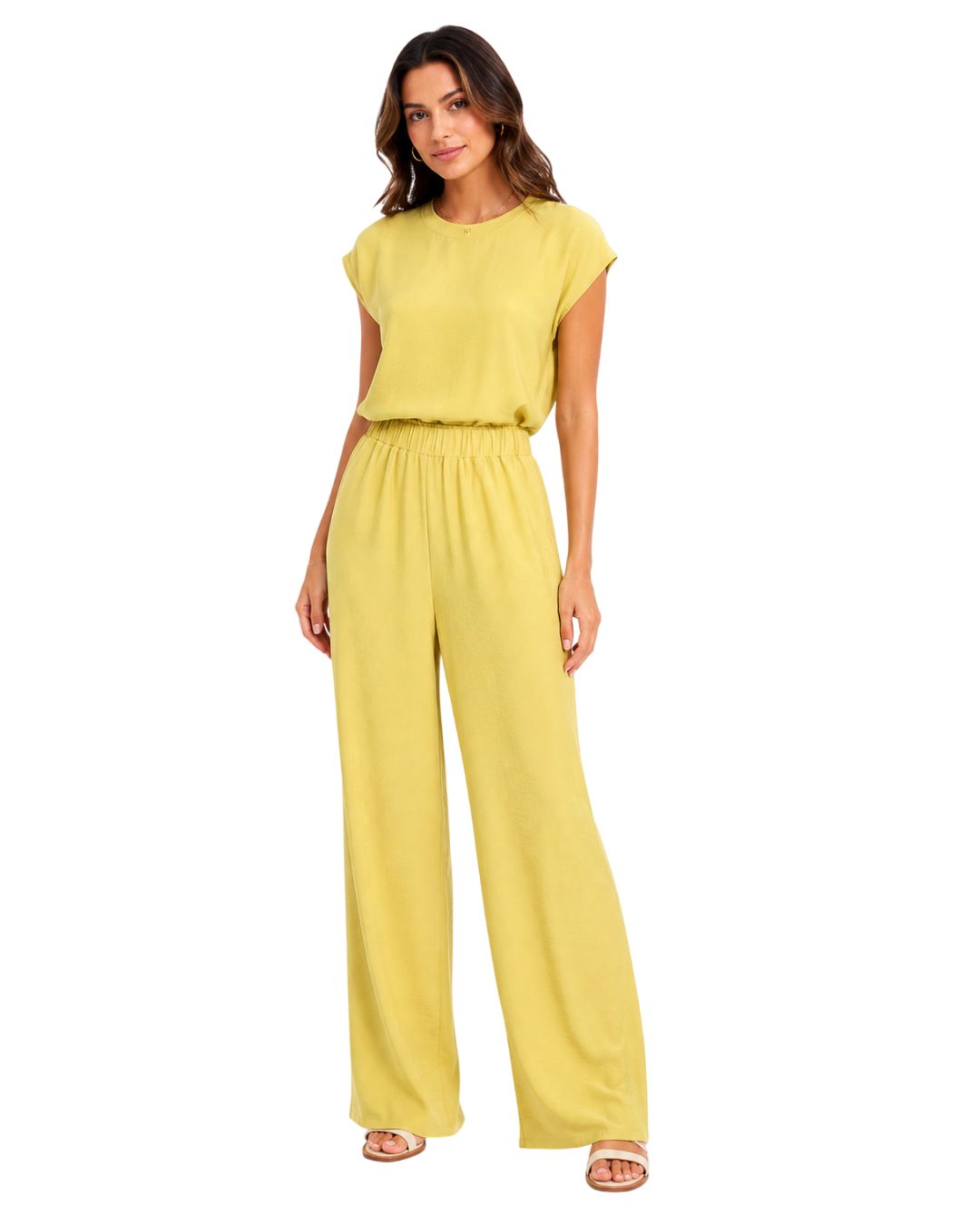 SET PANTALÓN AMARILLO LIGERO
