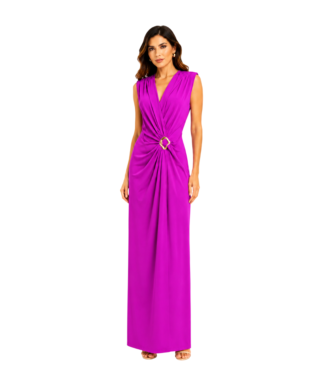 VESTIDO FUCSIA ELEGANTE