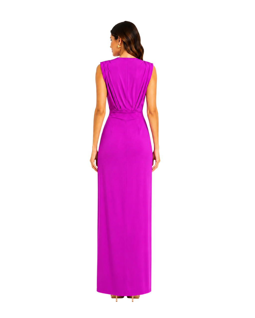 VESTIDO FUCSIA ELEGANTE