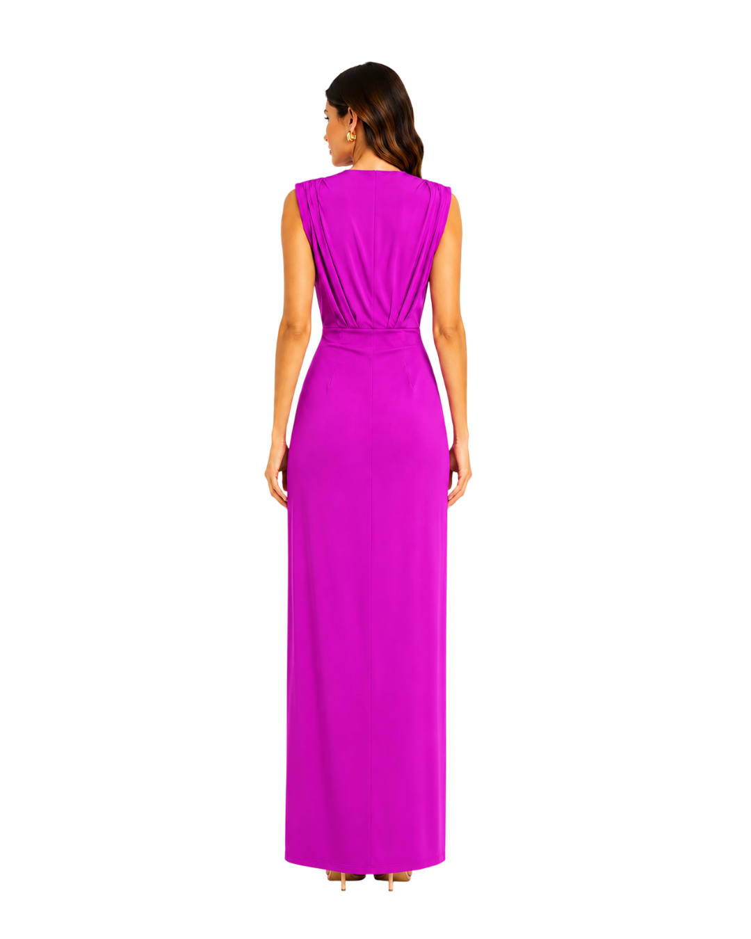 VESTIDO FUCSIA ELEGANTE