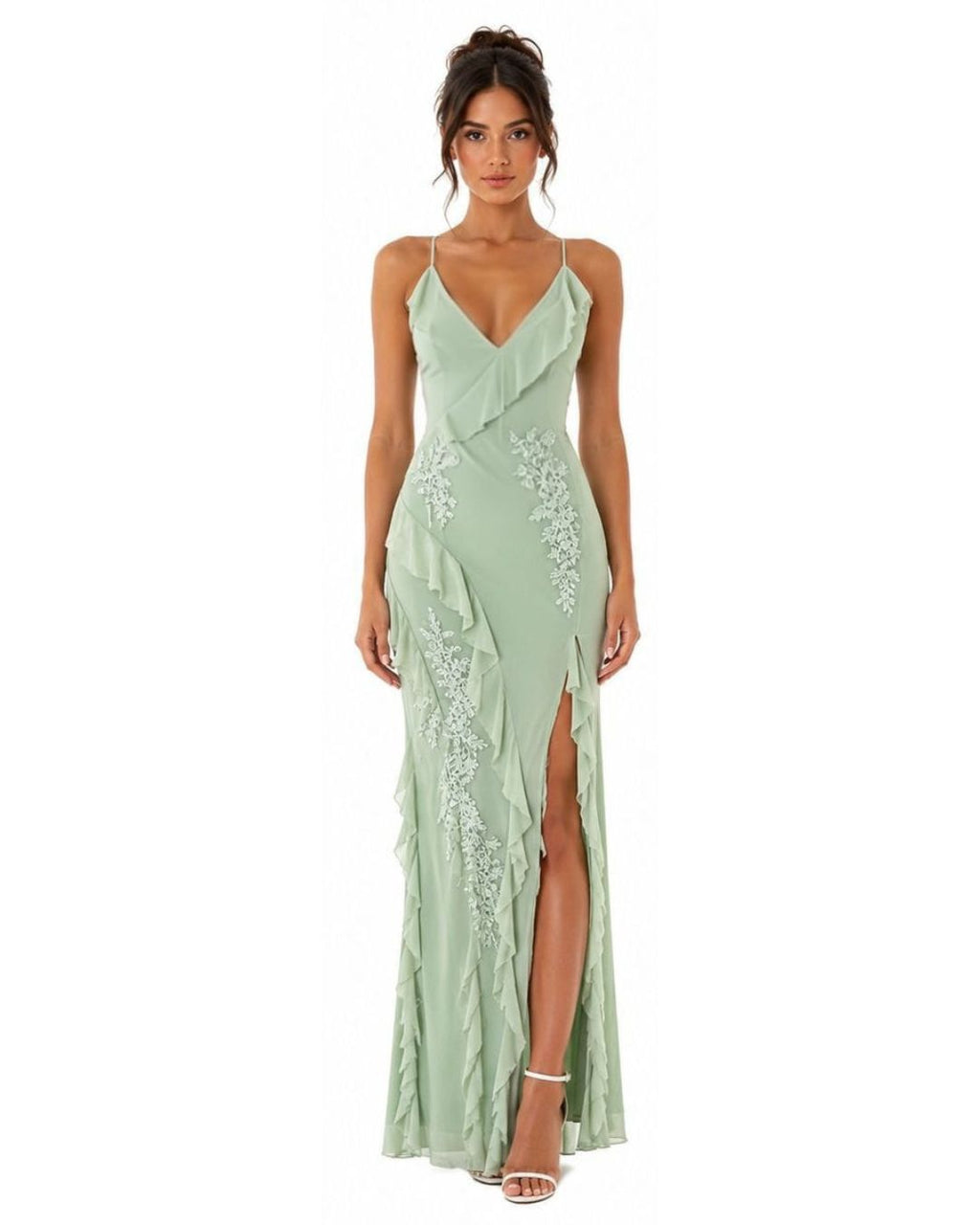 VESTIDO VERDE MENTA AJUSTADO
