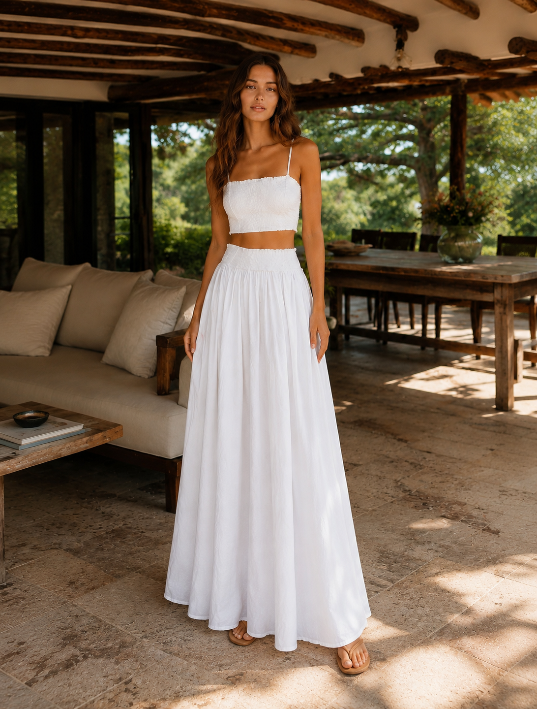 SET FALDA  BLANCA