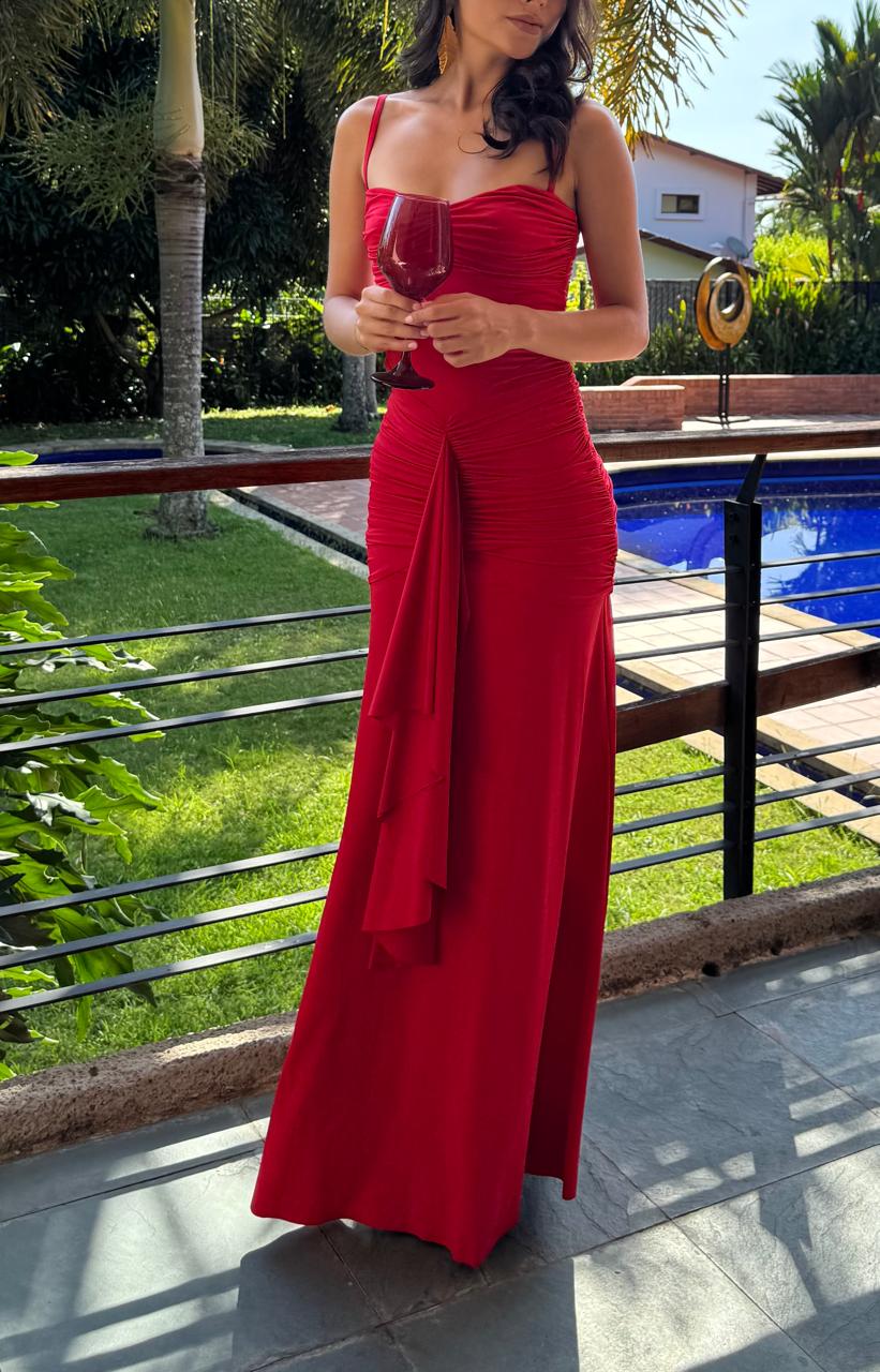 VESTIDO ROJO AJUSTADO