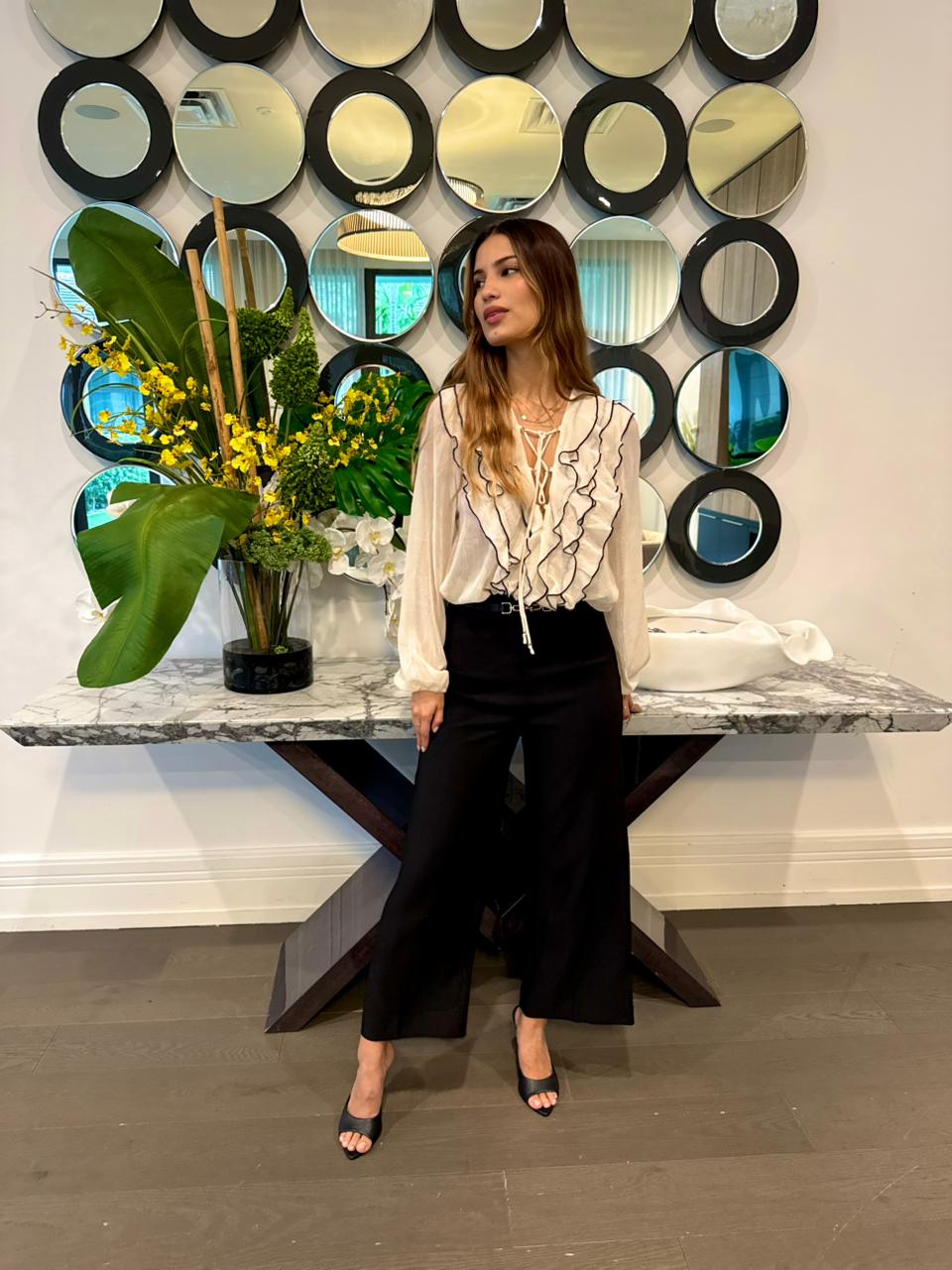 PANTALÓN CULOTE NEGRO